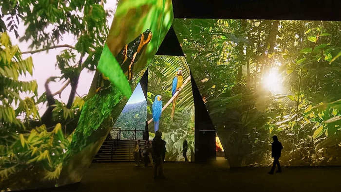Nachtgloed — projection installation by Gijs Leijdekkers